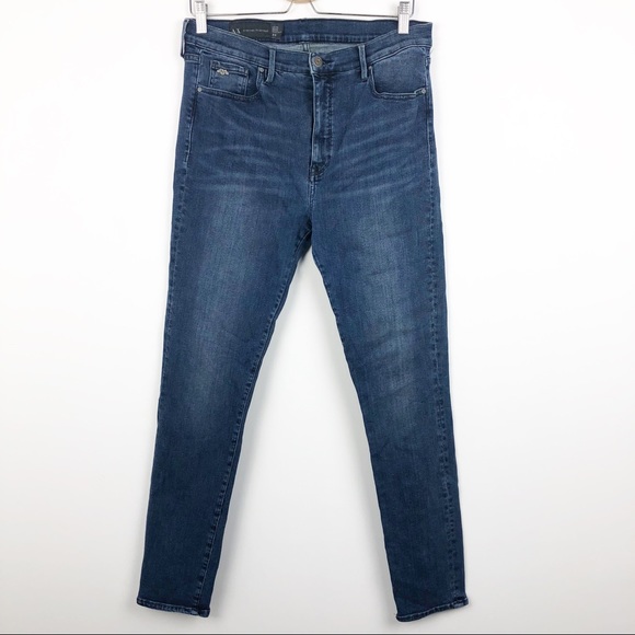 Armani Exchange Denim - Armani Exchange High Rise Super Skinny Jeans